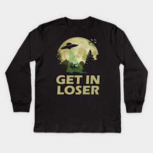 Get in Loser Kids Long Sleeve T-Shirt